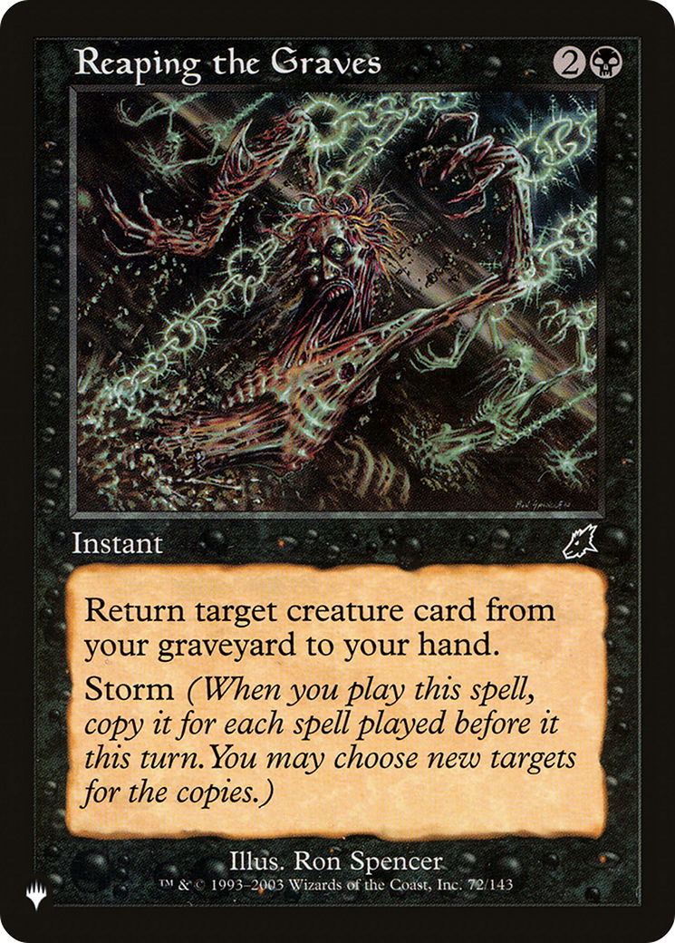 Reaping the Graves (LIST-SCG-72) - The List
