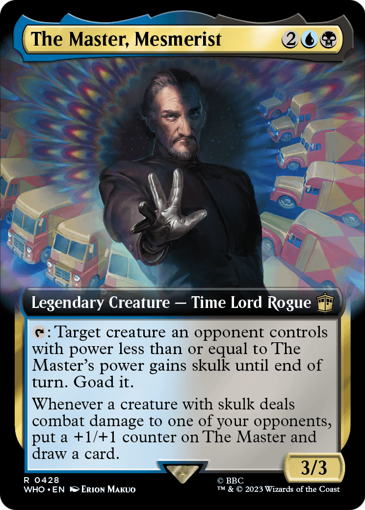 The Master, Mesmerist (Extended Art) (WHO-428) - Doctor Who: (Extended Art)