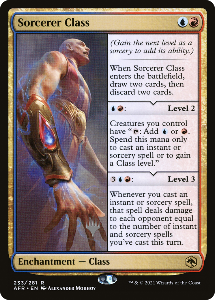 Sorcerer Class (PPAFR-233) - Adventures in the Forgotten Realms Promos