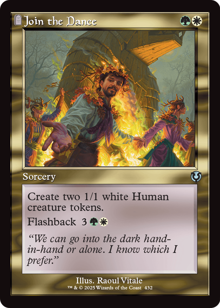 Join the Dance (Retro Frame) (INR-432) - Innistrad Remastered: (tombstone) Foil