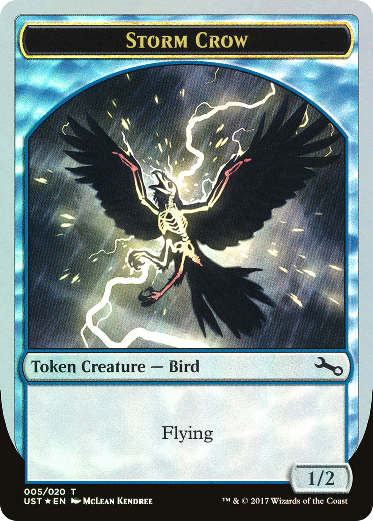 Storm Crow Token (UST-005) - Unstable Tokens Foil