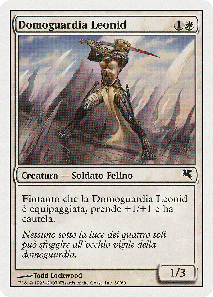 Leonin Den-Guard (Italian) - "Domoguardia Leonid" (L30) (PSAL-L30) - Salvat 2005