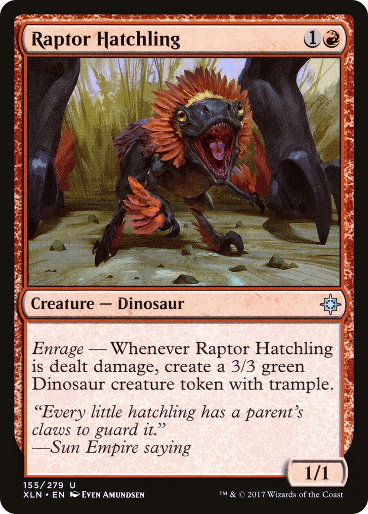 Raptor Hatchling (XLN-155) - Ixalan Foil