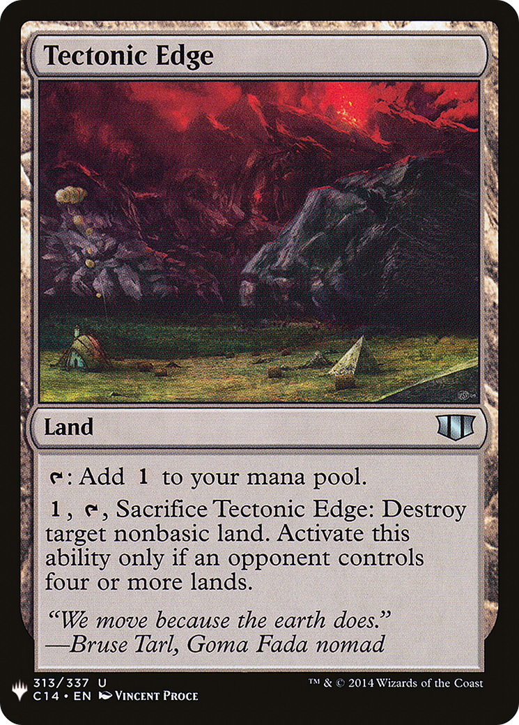 Tectonic Edge (LIST-C14-313) - The List