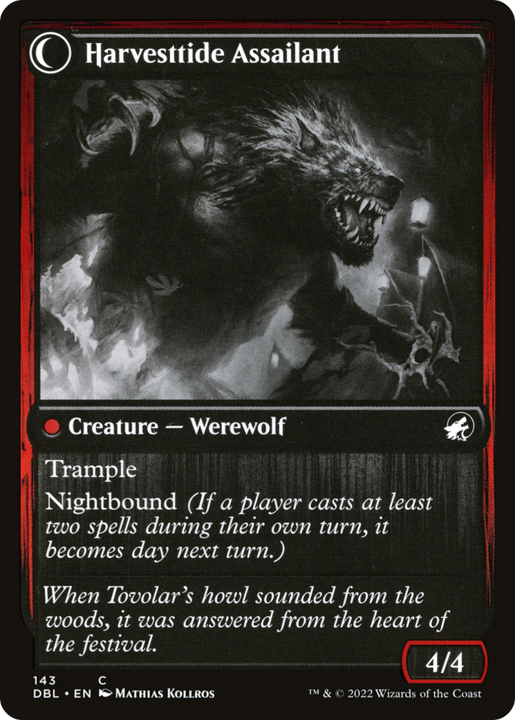 Harvesttide Infiltrator (DBL-143) - Innistrad: Double Feature: (Double Faced Transform)