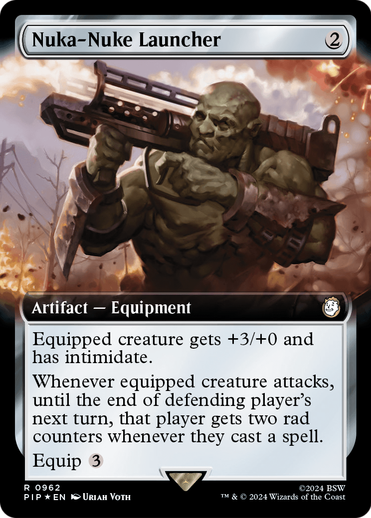 Nuka-Nuke Launcher (Extended Art) (Surge Foil) (PIP-962) - Fallout: (Extended Art) Foil