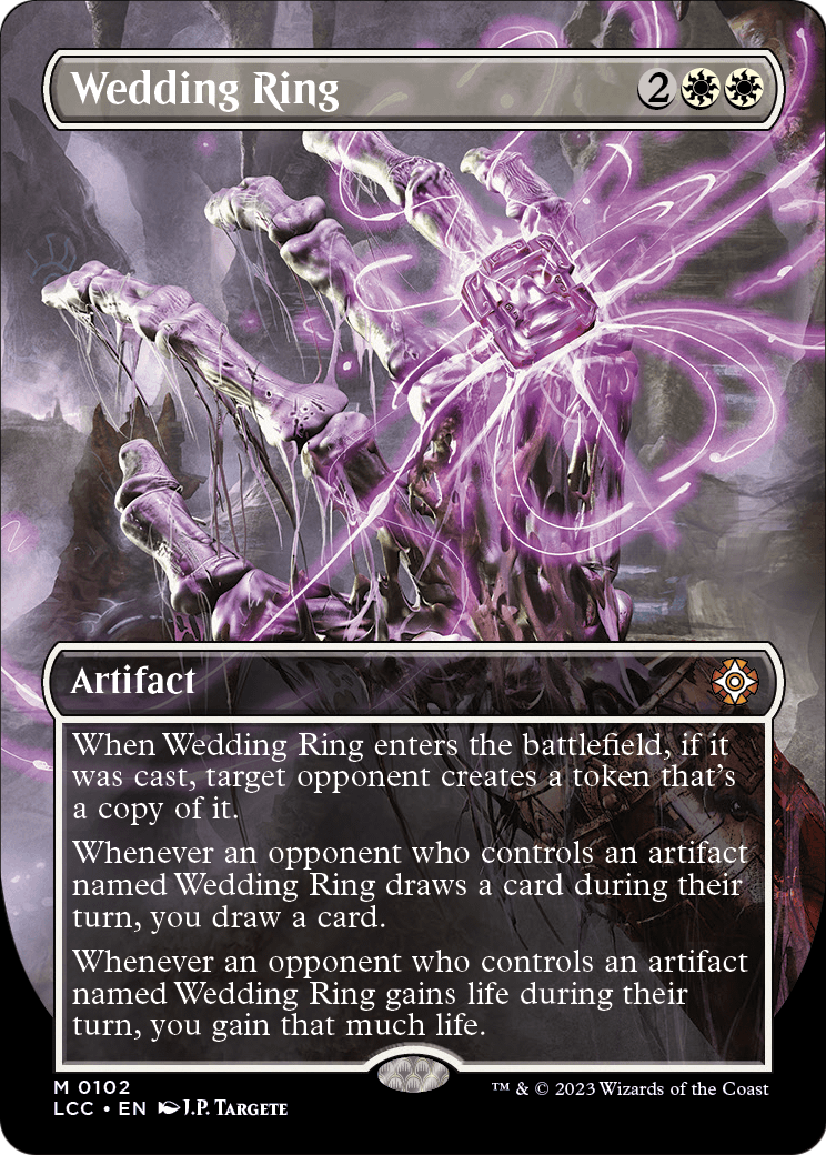 Wedding Ring (Borderless) (LCC-102) - The Lost Caverns of Ixalan Commander Foil