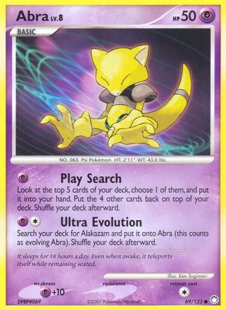 Abra 069 Mysterious Treasures - Common