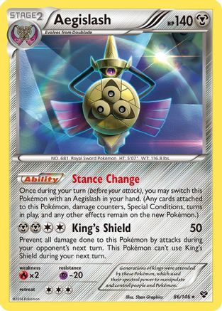 Aegislash (86) - Holofoil XY Base Set - Holo Rare