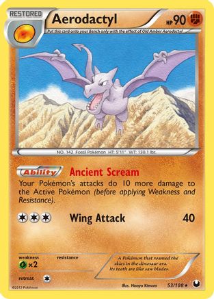 Aerodactyl Dark Explorers - Rare