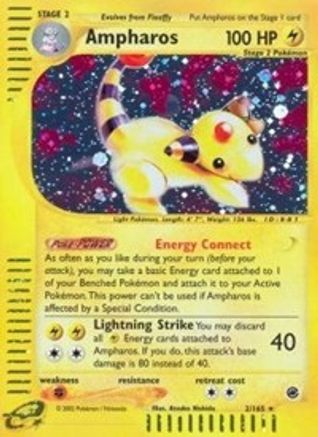 Ampharos (2) - Reverse Holofoil Expedition - Holo Rare
