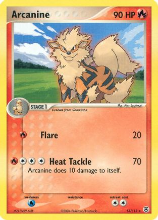 Arcanine/112 - Reverse Holofoil FireRed & LeafGreen - Rare