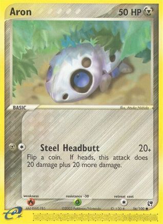 Aron - Reverse Holofoil Sandstorm - Common