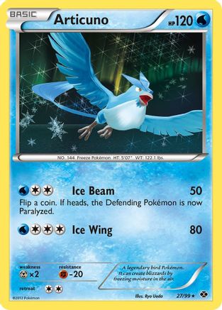 Articuno 027 - Holofoil Next Destinies - Holo Rare