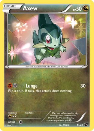 Axew (13) (13) 013 - Holofoil Dragon Vault - Holo Rare