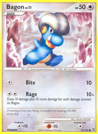 Bagon - Reverse Holofoil Secret Wonders - Common