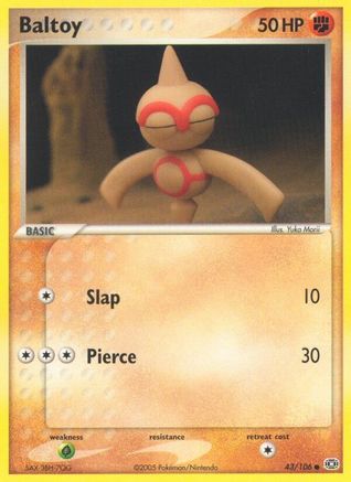 Baltoy - Reverse Holofoil Emerald - Common