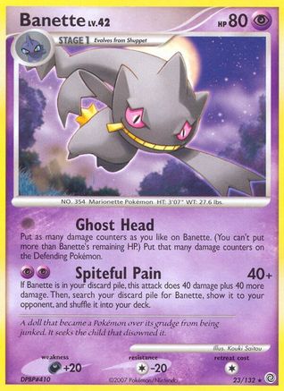 Banette - Reverse Holofoil Secret Wonders - Rare