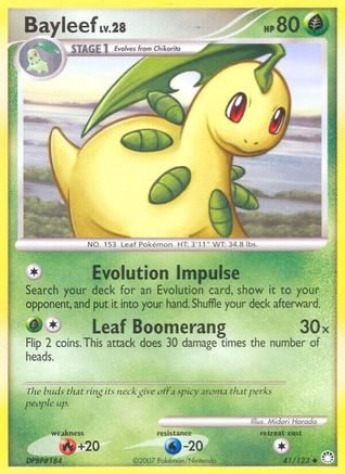 Bayleef 041/123 Mysterious Treasures - Uncommon