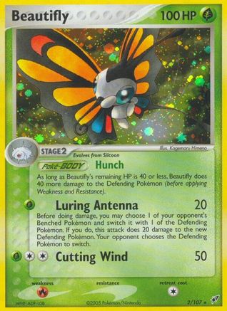 Beautifly - Holofoil Deoxys - Holo Rare