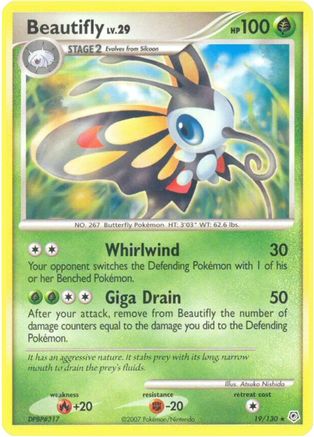 Beautifly Diamond and Pearl - Rare