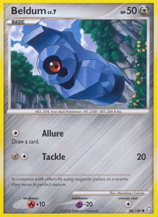 Beldum (84) (84) 084 - Reverse Holofoil Legends Awakened - Common