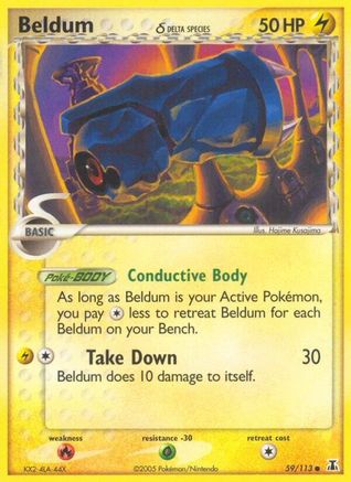 Beldum (Delta Species) 059 - Reverse Holofoil Delta Species - Common