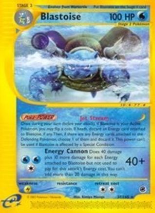 Blastoise (37) - Reverse Holofoil Expedition - Rare