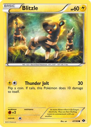 Blitzle - Reverse Holofoil Next Destinies - Common