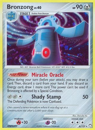 Bronzong/123 - Holofoil Mysterious Treasures - Holo Rare