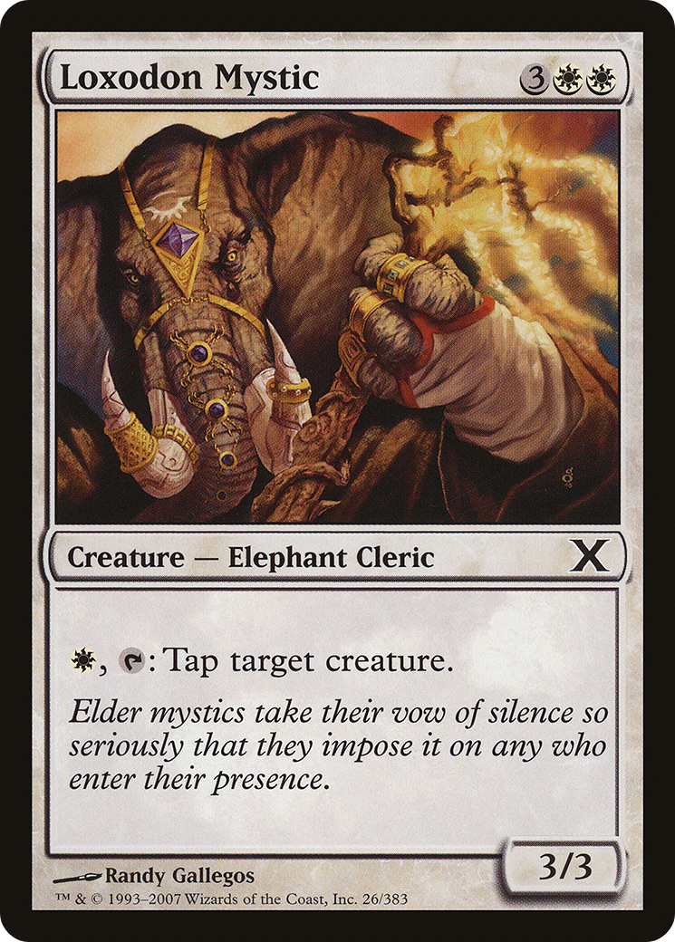 Loxodon Mystic (10E-026) - Tenth Edition