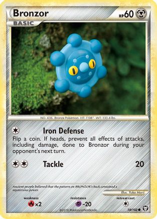 Bronzor 058 - Reverse Holofoil Triumphant - Common