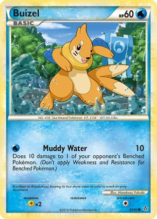Buizel - Reverse Holofoil Unleashed - Common