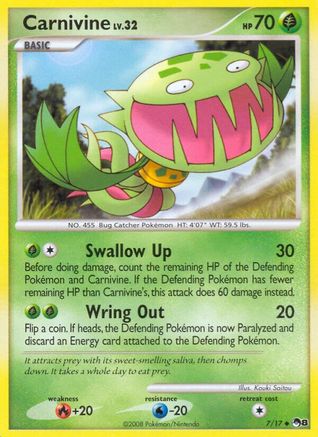 Carnivine - Reverse Holofoil POP Series 8 - Uncommon