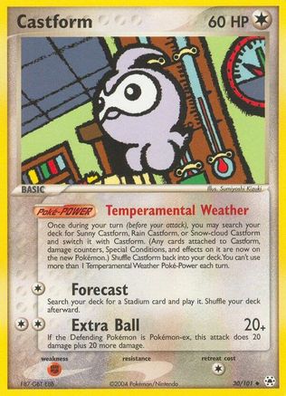 Castform - Reverse Holofoil Hidden Legends - Uncommon