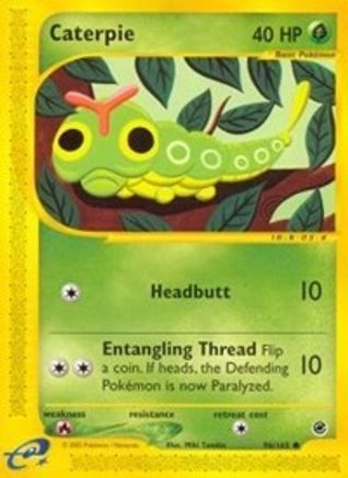 Caterpie - Reverse Holofoil Expedition - Common
