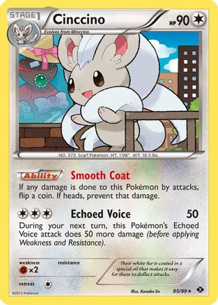 Cinccino 085 - Reverse Holofoil Next Destinies - Holo Rare