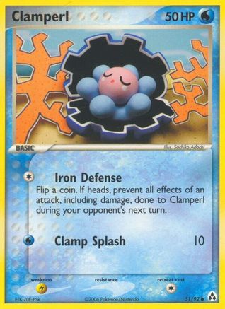 Clamperl 051 - Reverse Holofoil Legend Maker - Common