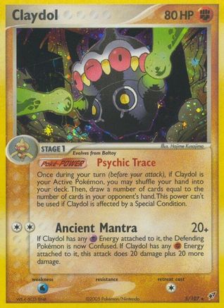 Claydol - Reverse Holofoil Deoxys - Holo Rare