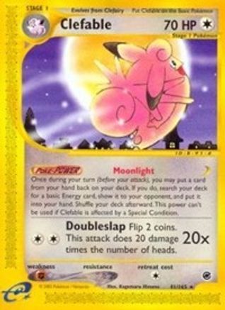 Clefable (41) (41) 041 - Reverse Holofoil Expedition - Rare
