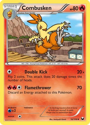 Combusken Dark Explorers - Uncommon