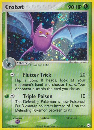 Crobat - Holofoil Hidden Legends - Holo Rare
