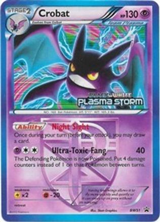 Crobat - BW51 (Team Plasma) (Prerelease) - Holofoil Black and White Promos - Promo