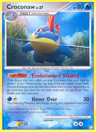 Croconaw 044 Mysterious Treasures - Uncommon