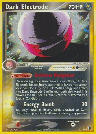 Dark Electrode 004 - Reverse Holofoil Team Rocket Returns - Holo Rare