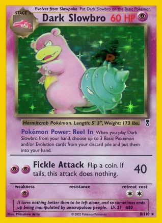 Dark Slowbro - Holofoil Legendary Collection - Holo Rare