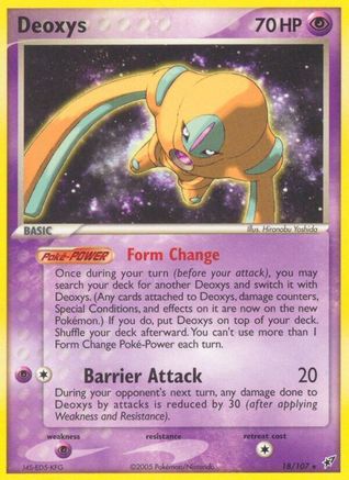 Deoxys (Defense Forme) - Reverse Holofoil Deoxys - Rare