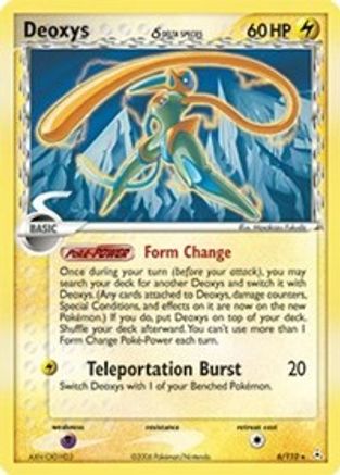 Deoxys (Delta Species - Speed Forme)/110 - Reverse Holofoil Holon Phantoms - Holo Rare