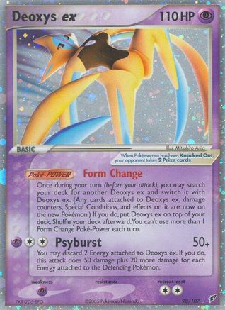 Deoxys ex (Attack Forme) - Holofoil Deoxys - Ultra Rare