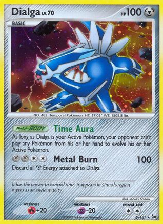 Dialga (6) - Holofoil Platinum - Holo Rare